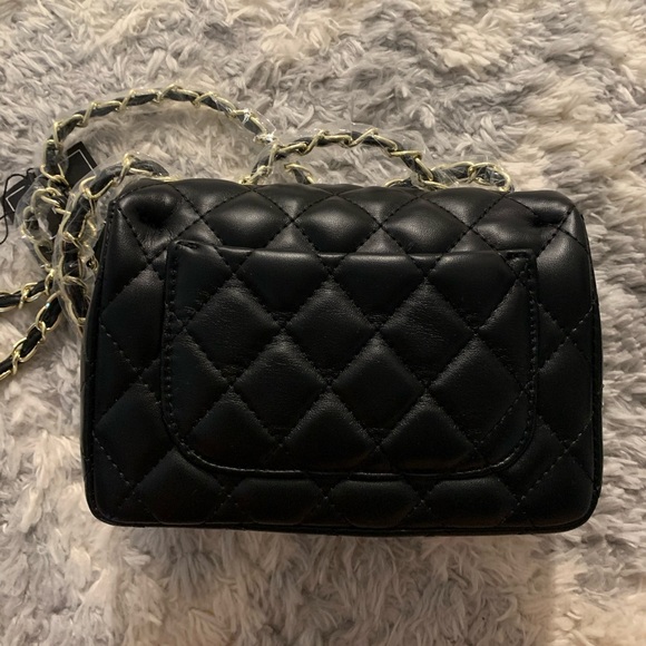 LTL LONDON Seville mini bag in black NEW - Picture 2 of 4